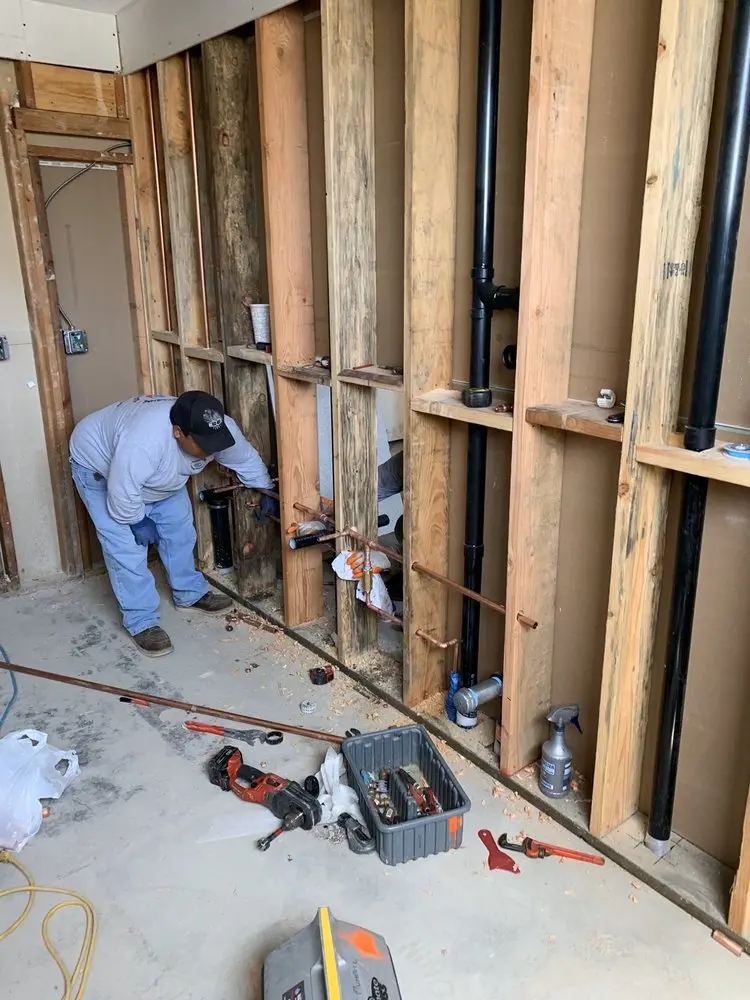 Commercial rough-in plumbing for Trenchless Sewer Repair in Glenside